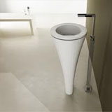 Recessed Pedestal Basins